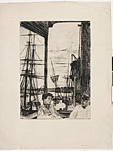 Rotherhithe by James McNeill Whistler (1834-1903)