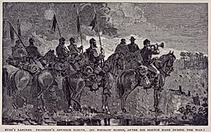 Rush's Lancers. Franklin's Advance Scouts, from The Century Magazine, May 1886