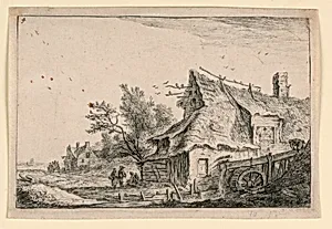 Rustic Mill in a Broad Landscape