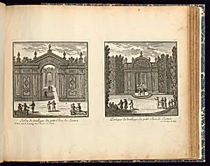 Salon de treillage du petit Bois de Sceaux (Left Plate)