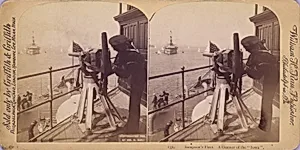Sampson's Fleet. A Gunner of the "Iowa"