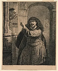 Samson Threatening His Father-in-Law