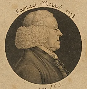 Samuel Morris by Charles Balthazar Julien Févret de Saint-Mémin, 12 Mar 1770 - 23 Jun 1852