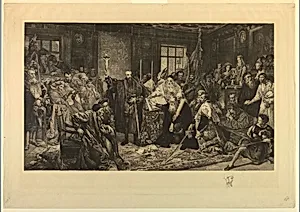 Scene of a Spanish Inquisition by Unknown
