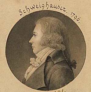 Schweighauser by Charles Balthazar Julien Févret de Saint-Mémin, 12 Mar 1770 - 23 Jun 1852