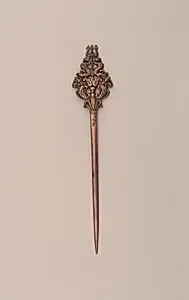 Seafood Skewer with Dolphin and Trident Finial by Unknown