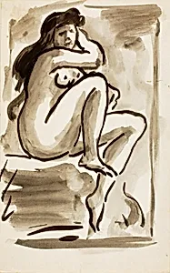 Seated Female Nude