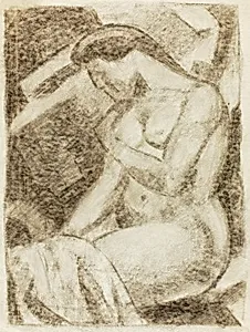Seated Female Nude