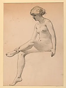 Seated Female Nude