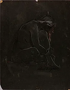 Seated Nude by Solon H. Borglum