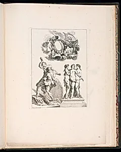 SECOND LIVRE de Fragmens, a lâusage de differens Artistes, DEDIÃ A.M. le Marquis de Voyer dâArgenson