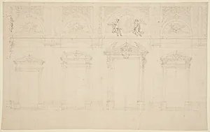 Section of the Portico, Santa Maria Maggiore, Rome, Italy