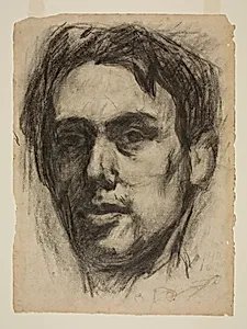 Self-Portrait (recto), Sketch (verso)
