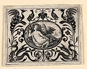 Sense of Sight, plate from Quinque sensum typi in usum aurifabroru exarati (Images of the Five Senses Engraved for the Benefit of the Goldsmith)