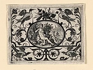 Sense of Smell, Plate from Quinque sensum typi in usum aurifabroru exarati (Images of the Five Senses Engraved for the Benefit of the Goldsmith)