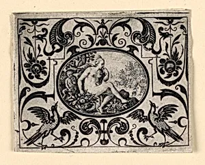 Sense of Taste, Plate from Quinque sensum typi in usum aurifabroru exarati (Images of the Five Senses Engraved for the Benefit of the Goldsmith)