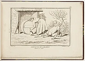 SERVANTE DE CABARET by Christophe Huet, French, 1695 – 1759