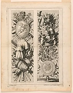 Set of Trophies, from "Trophey a l'Antique"