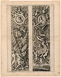 Set of Trophies, from "Trophey a l'Antique"
