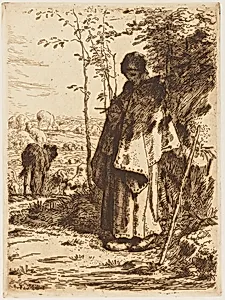 Shepherdess Knitting