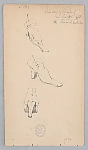 Shoe by Robert Frederick Blum, American, 1857–1903