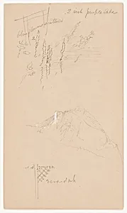 Shoreline Flowers and Mountain Peak by Frederic Edwin Church, American, 1826–1900