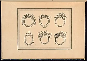 Six Medallion or Frame Designs by Pierre Ranson, French, 1736–1786