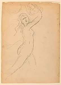 Sketch for a Bacchante