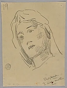 Sketch of a Woman's Head