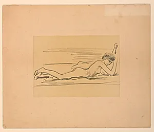 Sketch of Female Nude