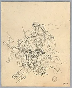 Sketch of Fortuna by Francis Augustus Lathrop, (American, 1849–1909)