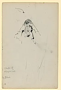Sketch of Kenyon Cox by Robert Frederick Blum, American, 1857–1903