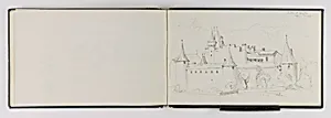 (Sketchbook) Castle at Aigle by George Elbert Burr