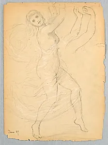 Sketches for a Bacchante
