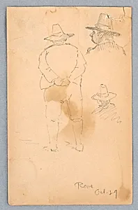 Sketches of a Man, Rome by Francis Augustus Lathrop, (American, 1849–1909)