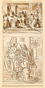 Sketches, The Virgin Enthroned and the Virgin and Child Enthroned