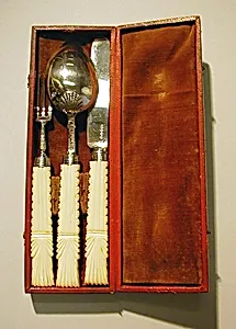 Small Knife with Fluted Ivory Handle