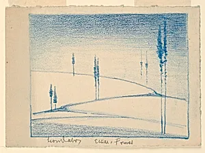 Snowy Landscape (Ãtude-Formes)