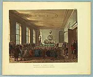 Society of Agriculture, from "Ackermann's Repository"