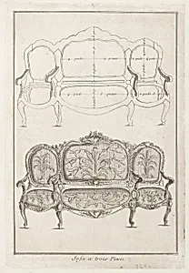 Sofa Ã  Trois Places (Sofa with Three Seats)