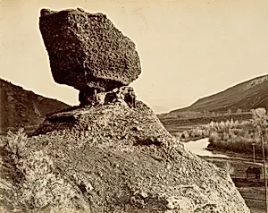 Sphinx of the Valley, from The Great West Illustrated in a Series of Photographic Views across the Continent taken along the line of the Union Pacific Railroad West from Omaha, Nebraska by A.J. Russell, Volume I