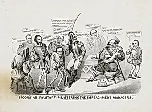 Spoons as Falstaff Mustering the Impeachment Managers