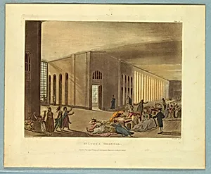 St. Luke's Hospital, from "Ackermann's Repository"