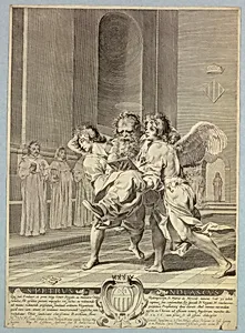 St. Peter Nolasque Carried to Offices by Angels