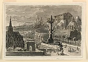 Stage Design, Agglomeration of Various Buildings