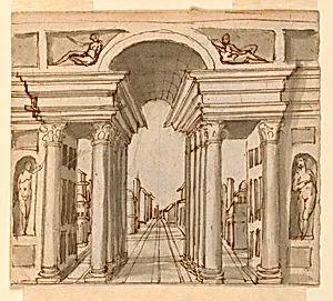 Stage Design: Architectural Perspective by Unknown