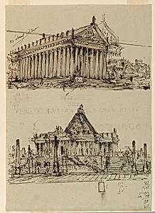 Stage Design, Exterior of Temples