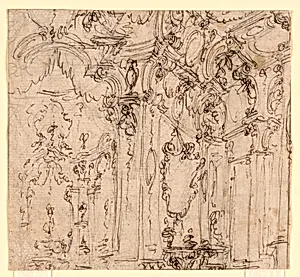 Stage Design: Hall in a Palace