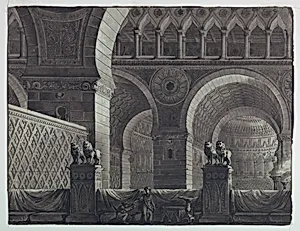 Stage Design, Interior of Oriental Building