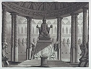 Stage Design, Oriental Temple